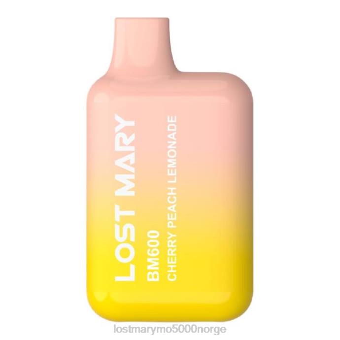 kirsebærfersken limonade - LOST MARY vape pris - F2H2B126 LOST MARY BM600 engangs vape