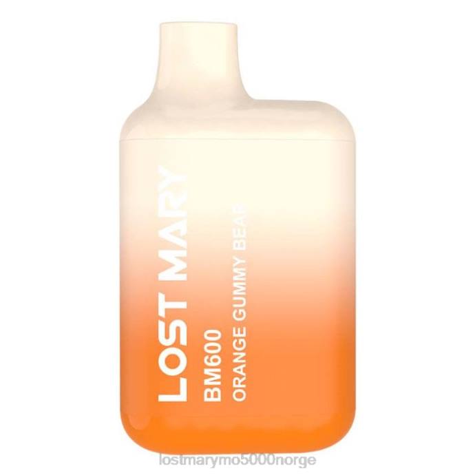 oransje gummibjørn - LOST MARY Norge - F2H2B133 LOST MARY BM600 engangs vape