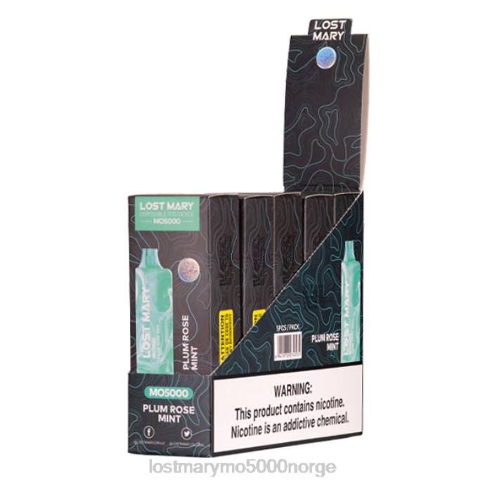 plomme rose mynte - LOST MARY vape nikotin - F2H2B58 LOST MARY MO5000