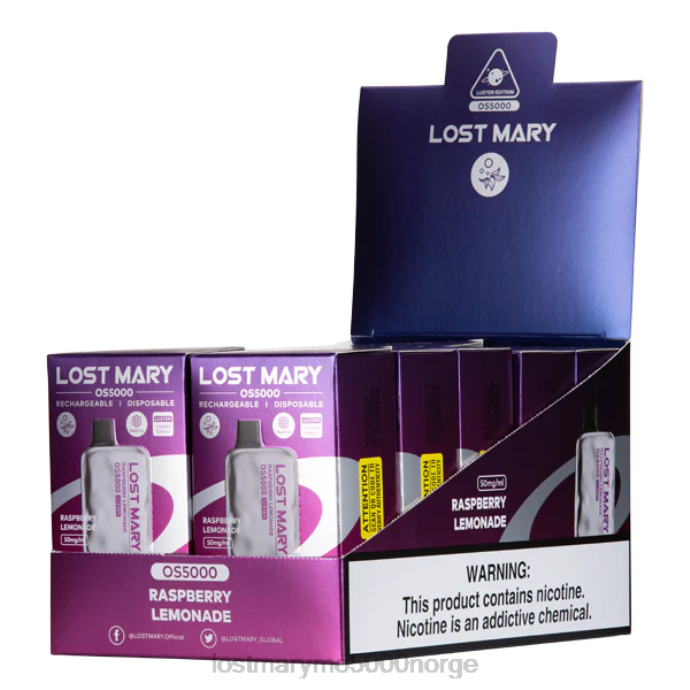 bringebær limonade - LOST MARY Oslo - F2H2B60 LOST MARY OS5000 glans