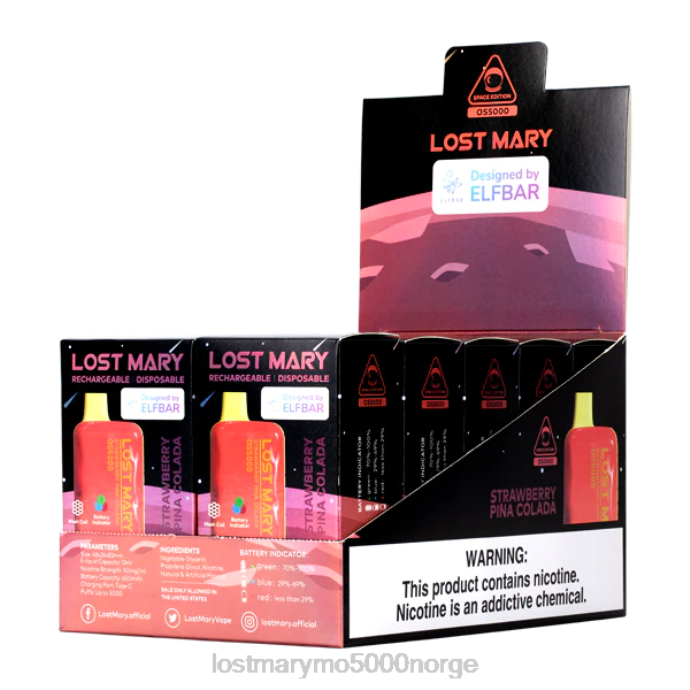 jordbær pina colada - LOST MARY Oslo - F2H2B70 LOST MARY OS5000