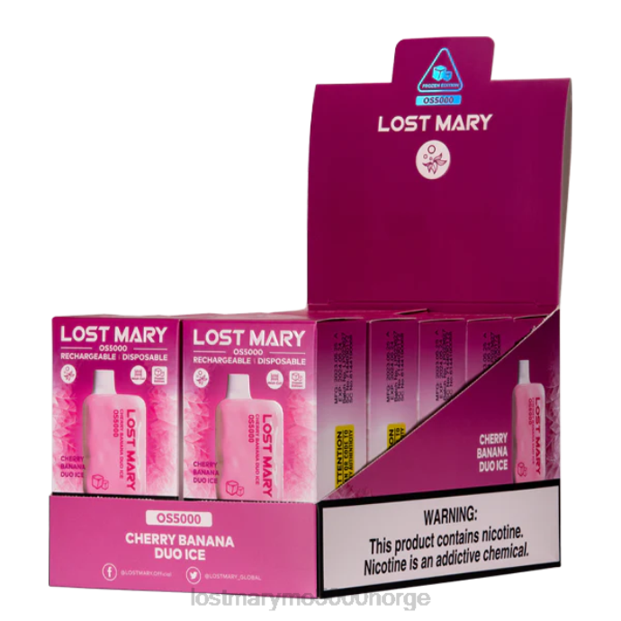 kirsebær banan duo is - LOST MARY Oslo - F2H2B20 LOST MARY OS5000