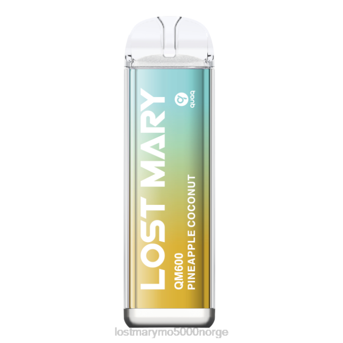 ananas kokos - LOST MARY flavours - F2H2B169 LOST MARY QM600 engangs vape