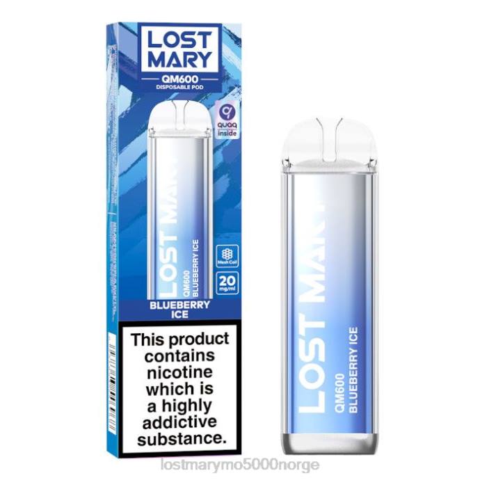 blåbæris - LOST MARY price - F2H2B157 LOST MARY QM600 engangs vape