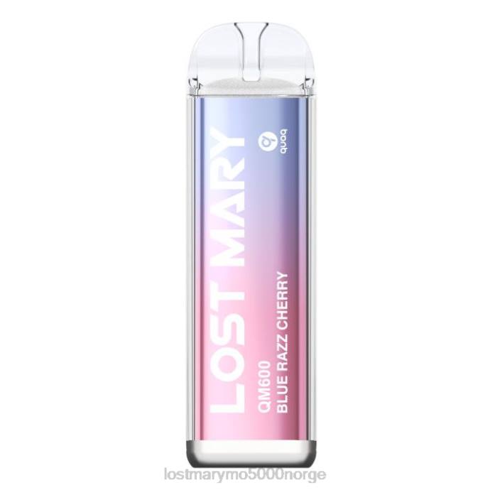 blå razz kirsebær - LOST MARY vape pris - F2H2B156 LOST MARY QM600 engangs vape