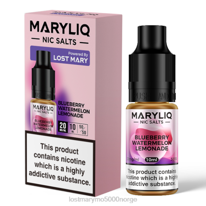 blåbær - LOST MARY vape nikotin - F2H2B208 LOST MARY MARYLIQ nic salter - 10 ml