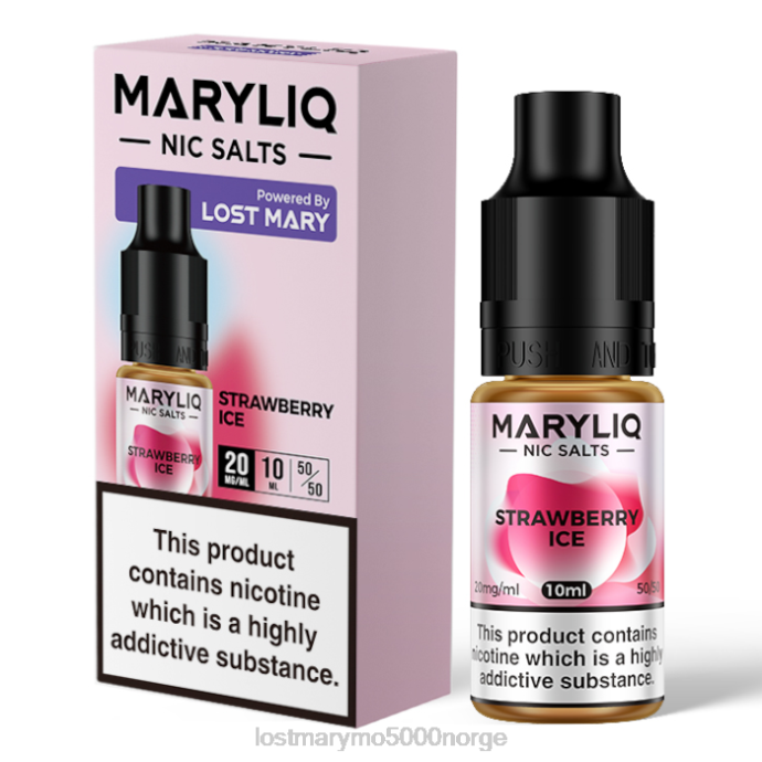 jordbær - LOST MARY vape review - F2H2B225 LOST MARY MARYLIQ nic salter - 10 ml
