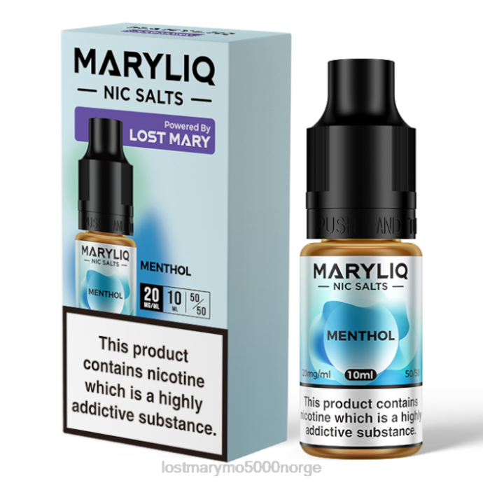 mentol - LOST MARY Norge - F2H2B223 LOST MARY MARYLIQ nic salter - 10 ml