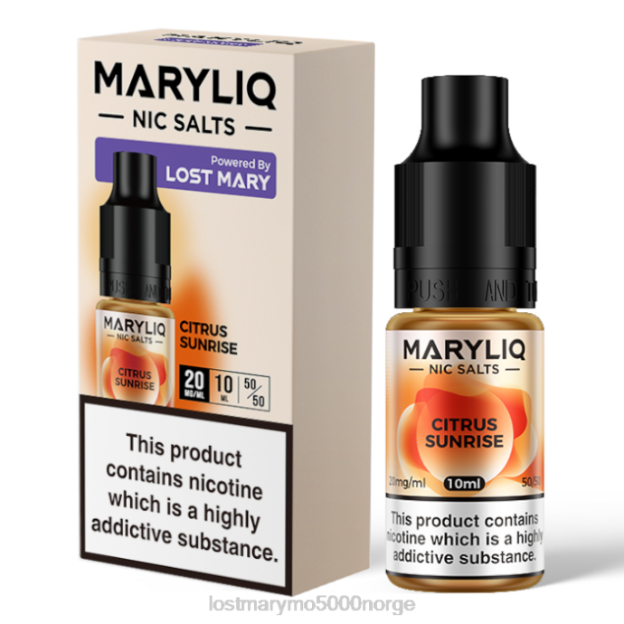 sitrus - LOST MARY Oslo - F2H2B210 LOST MARY MARYLIQ nic salter - 10 ml