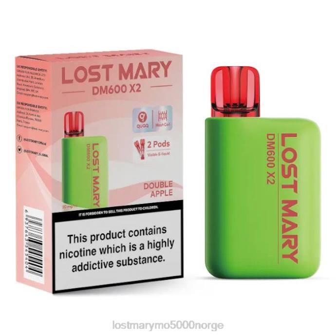 dobbelt eple - LOST MARY store - F2H2B191 LOST MARY DM600 x2 engangsvape